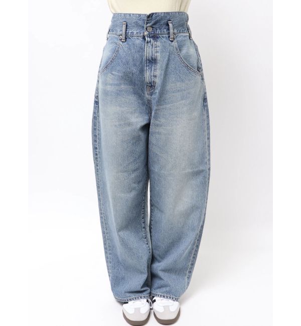 Ungrid「ウエストデザインルーズデニム」|デニム|