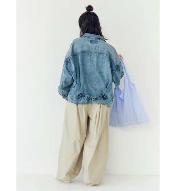 Ungrid「ルーズシルエットデニムジャケット」|ブルゾン・スタジャン|