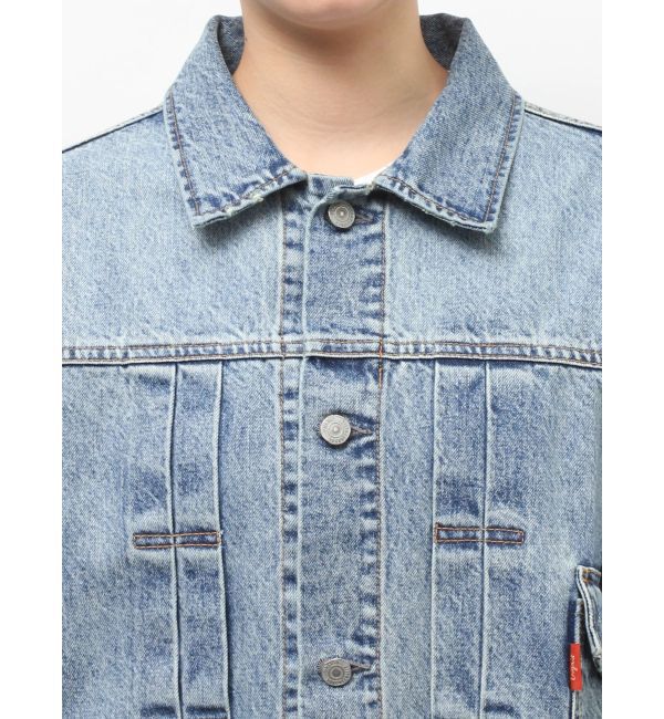 Ungrid「ルーズシルエットデニムジャケット」|ブルゾン・スタジャン|