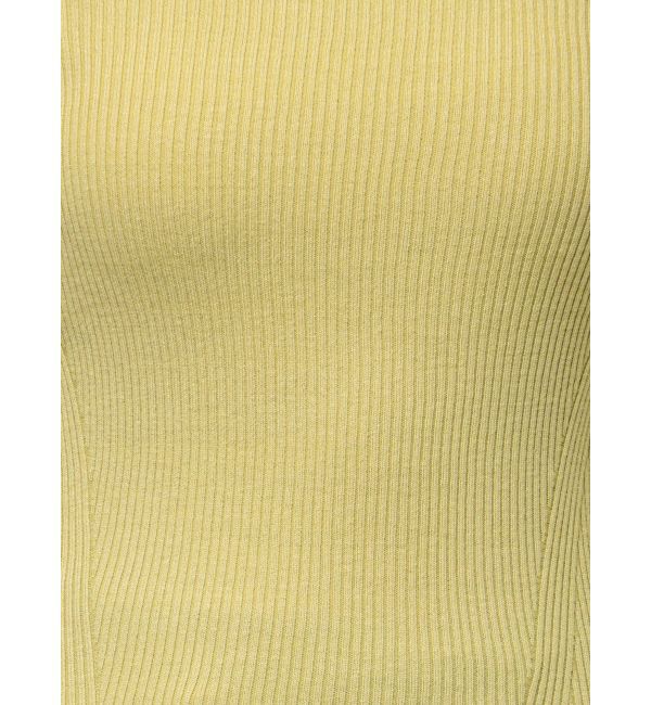 LAGUNAMOON「アシンメトリードレープフレアスリーブニット」|ニット・セーター|