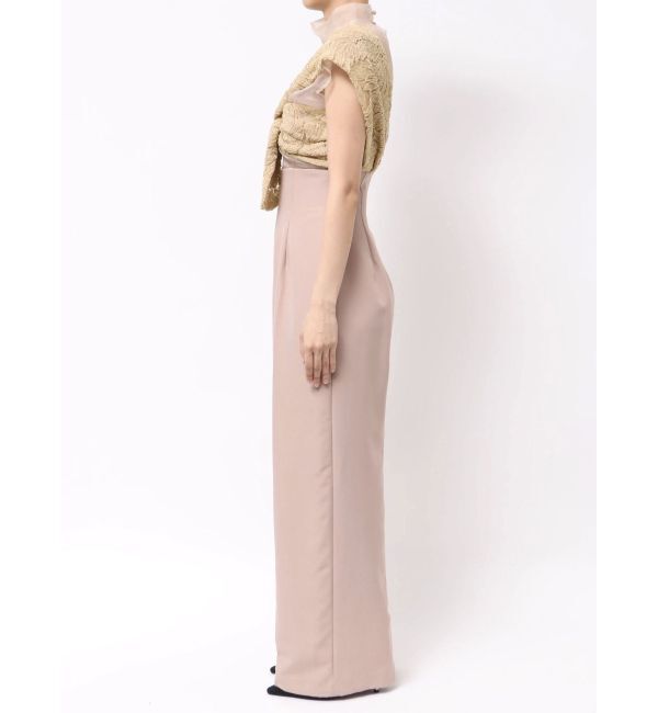 LAGUNAMOON「LADYエンブロイダリーツイストパンツドレス」|ドレス|