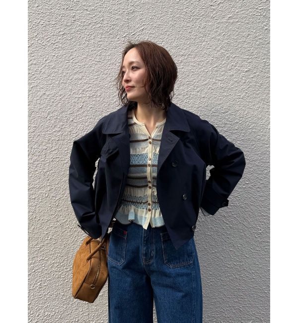 LAGUNAMOON「シアーボーダーカーデプルオーバー」|ニット・セーター|