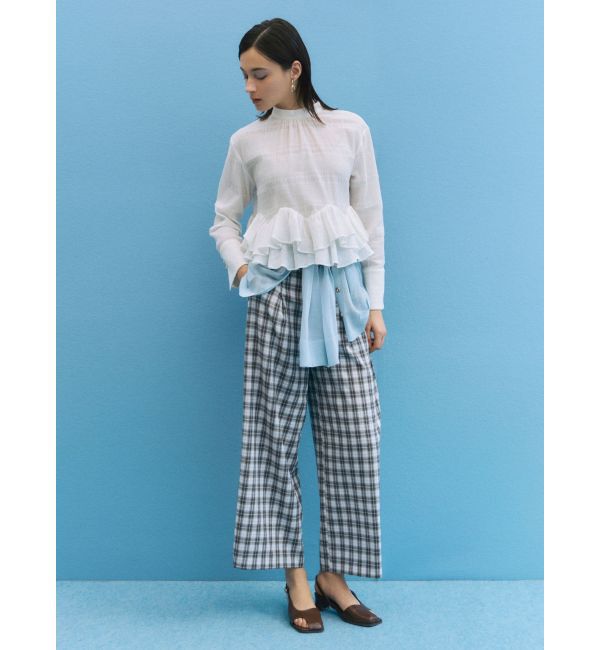 LAGUNAMOON「メタルボタンシアーニットカーディガン」|カーディガン|