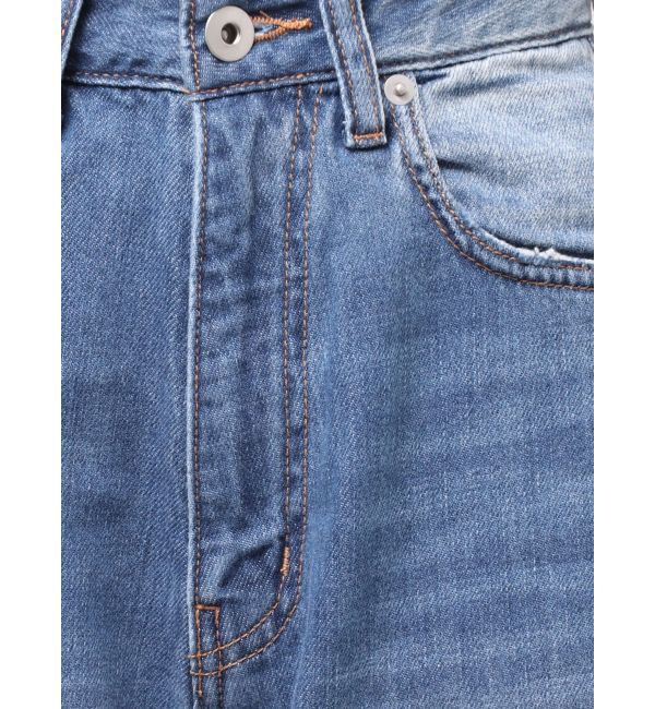 LAGUNAMOON「リップドデニムパンツ」|デニム|