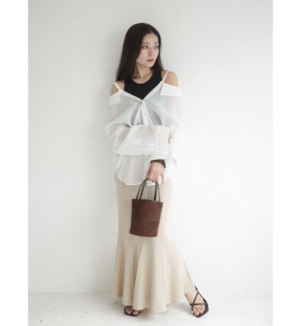 LAGUNAMOON「2wayシアーシャツ」|シャツ・ブラウス|