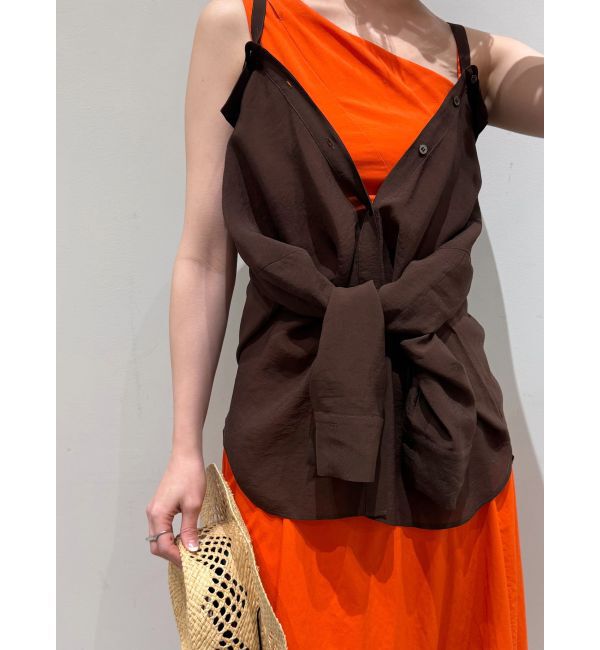 LAGUNAMOON「2wayシアーシャツ」|シャツ・ブラウス|ブラウン