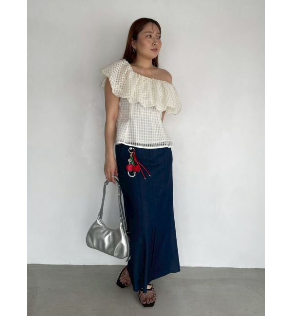 LAGUNAMOON「オフショルペプラムブラウス」|シャツ・ブラウス|