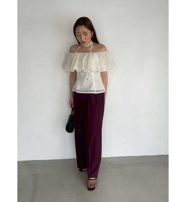 LAGUNAMOON「オフショルペプラムブラウス」|シャツ・ブラウス|