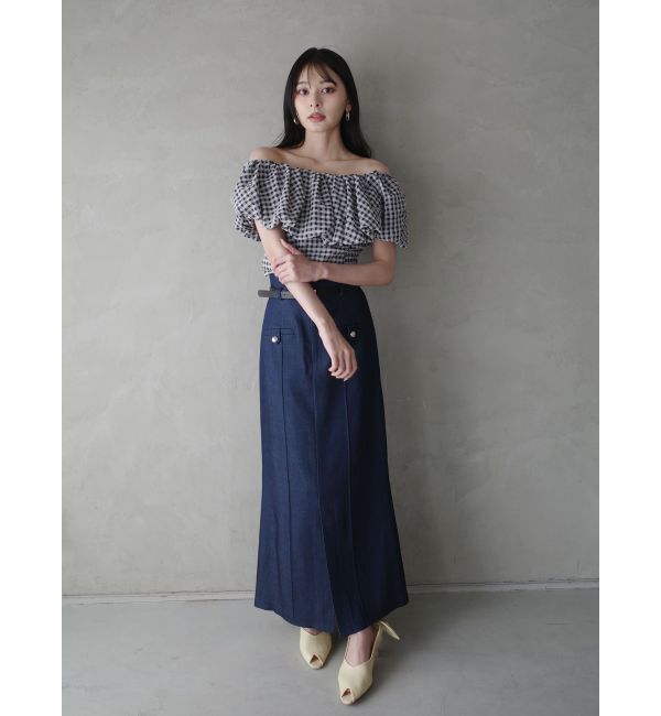 LAGUNAMOON「オフショルペプラムブラウス」|シャツ・ブラウス|