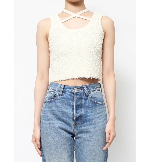 jouetie「【ディズニーコレクション】ダメージルーズニットカーデ」|カーディガン|