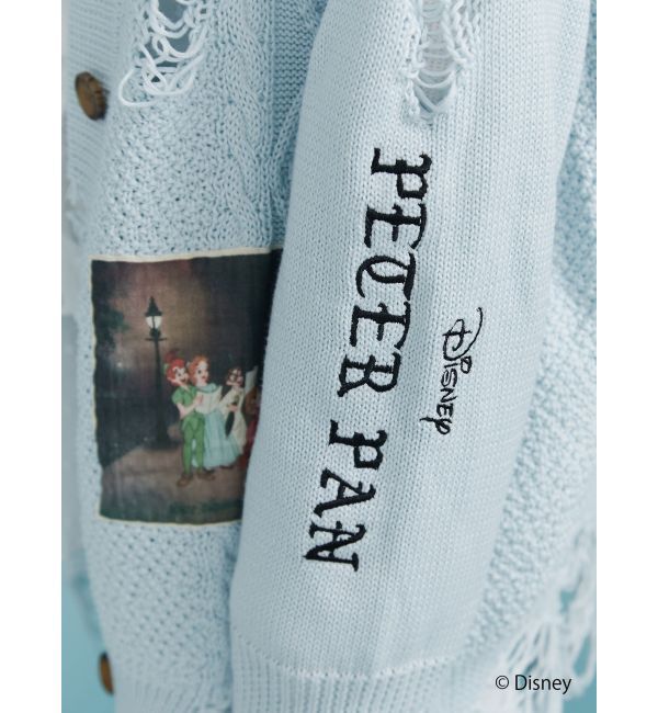 jouetie「【ディズニーコレクション】ダメージルーズニットカーデ」|カーディガン|