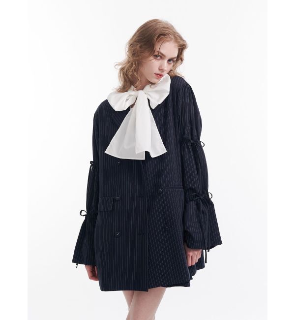 jouetie「リボンスリーブジャケットミニワンピース」|ワンピース|