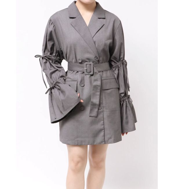 jouetie「リボンスリーブジャケットミニワンピース」|ワンピース|