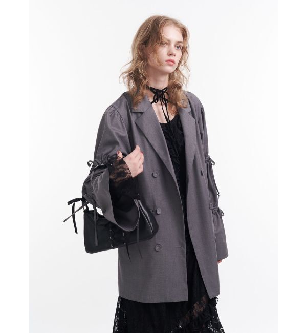 jouetie「リボンスリーブジャケットミニワンピース」|ワンピース|