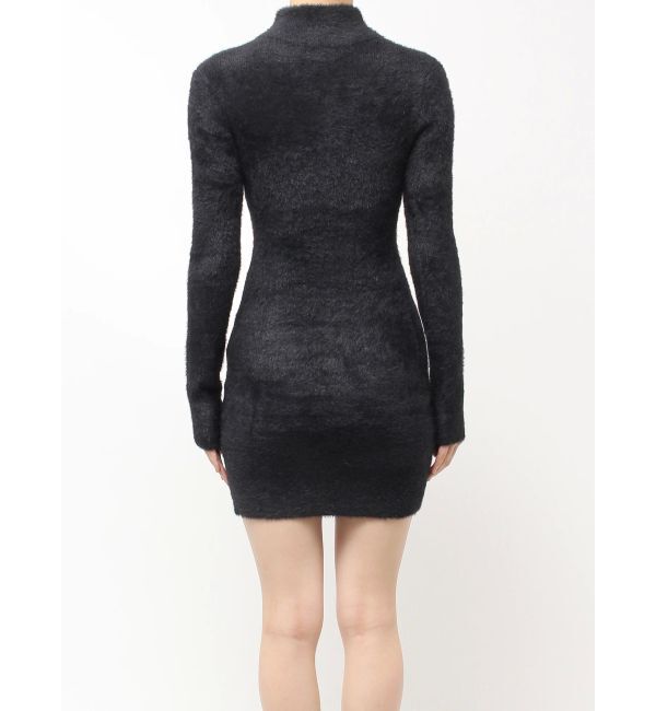 GYDA「ZIPミニシャギーニットワンピース」|ワンピース|