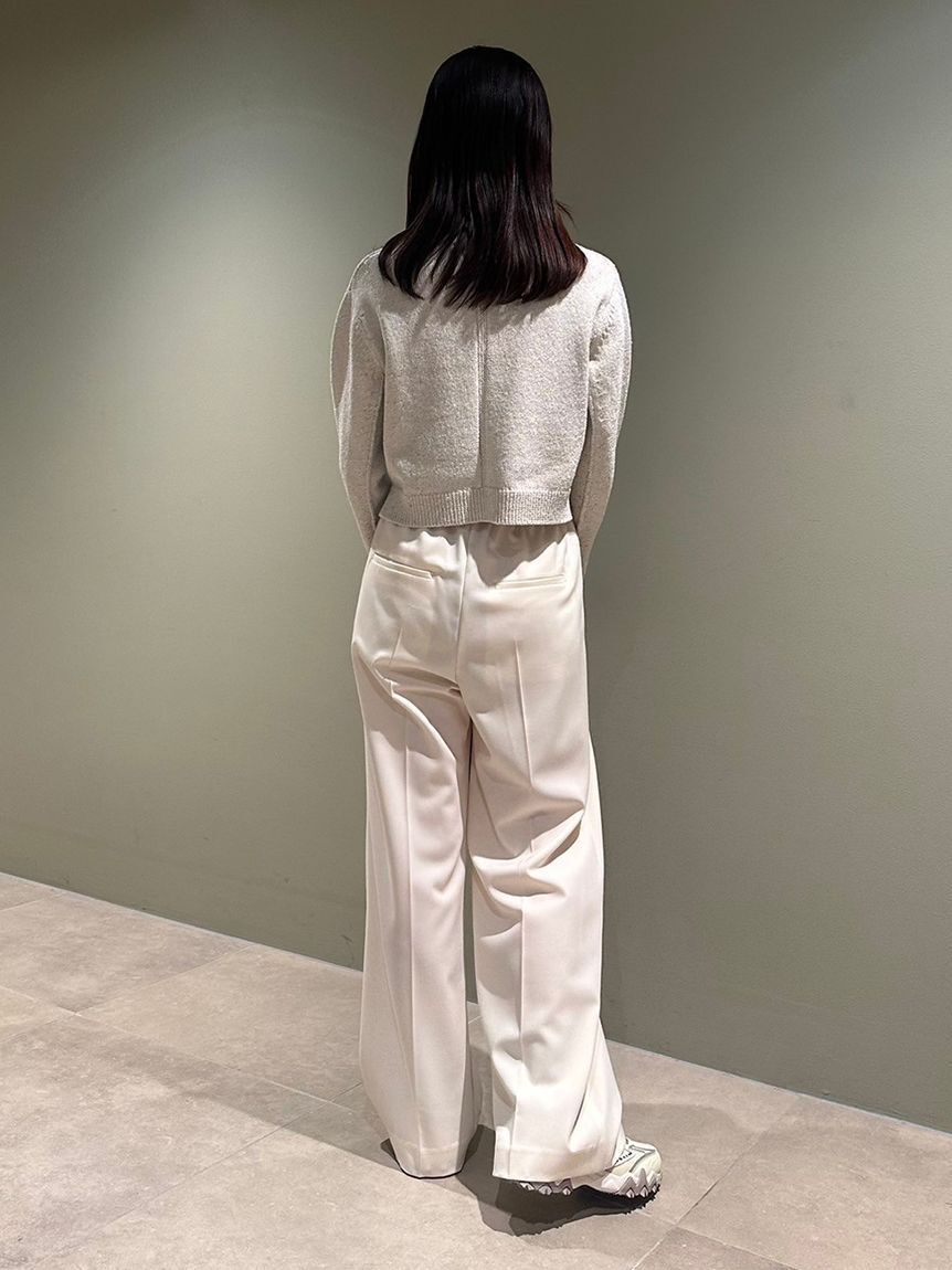 emmi atelier「emmi ジャガードゴムタックパンツ」|チノ|