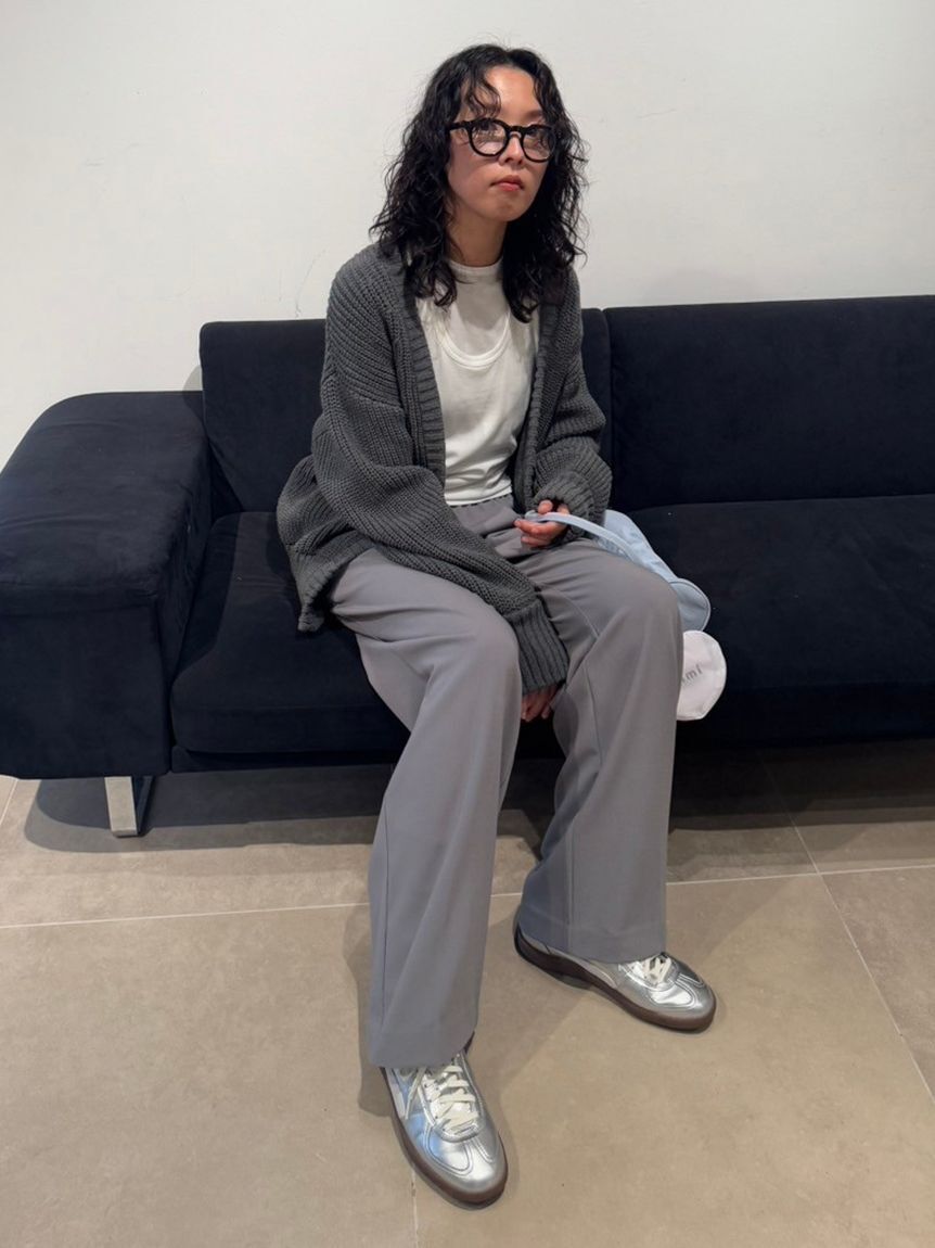 emmi atelier「emmi ジャガードゴムタックパンツ」|チノ|