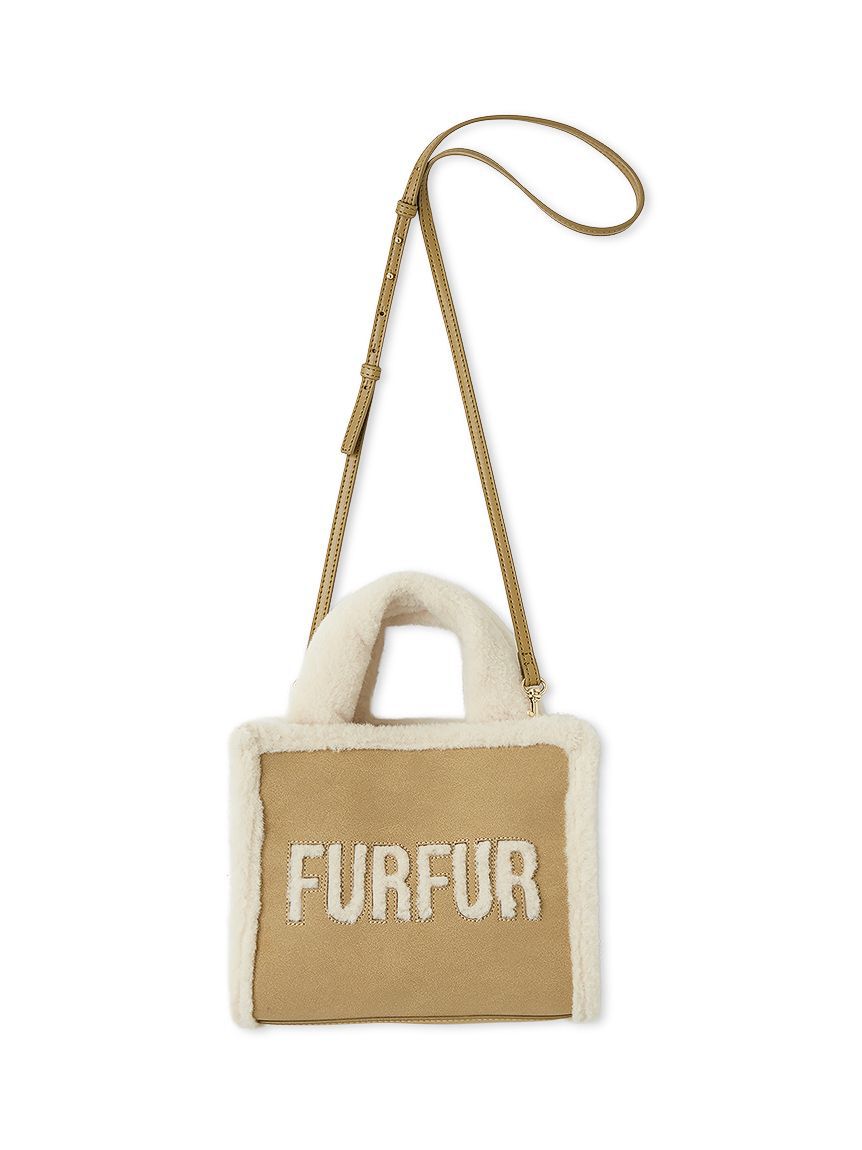 FURFUR「【WEB・一部店舗限定カラー】ムートンロゴトートバッグ」|トートバッグ|
