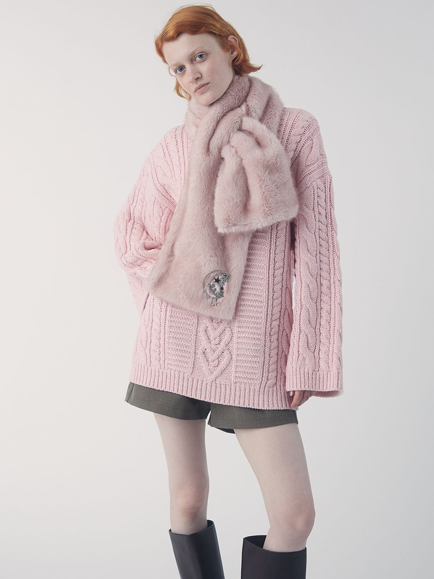 FURFUR「ムーン＆スターモチーフブローチ」|ブローチ・コサージュ|