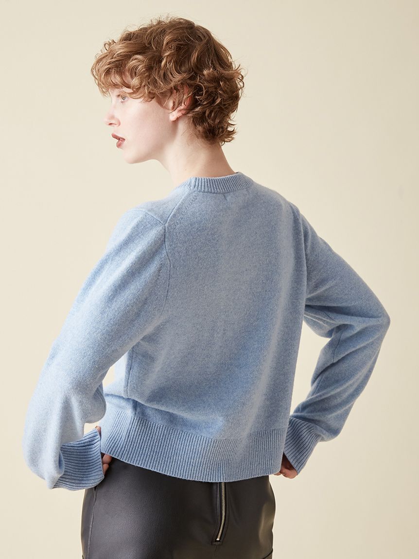 FURFUR「ロゴ刺繍クルーネックセーター」|ニット・セーター|