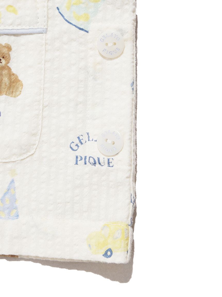 GELATO PIQUE KIDS & BABY「【BABY】パジャマパーティー柄シャツ」|その他ベビーウェア|