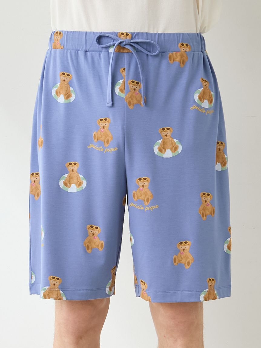 GELATO PIQUE HOMME「【HOMME】【接触冷感】サマーベア柄ハーフパンツ」|その他|