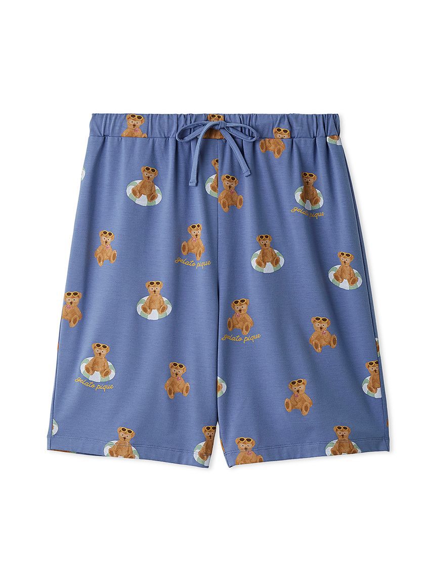 GELATO PIQUE HOMME「【HOMME】【接触冷感】サマーベア柄ハーフパンツ」|その他|NVY