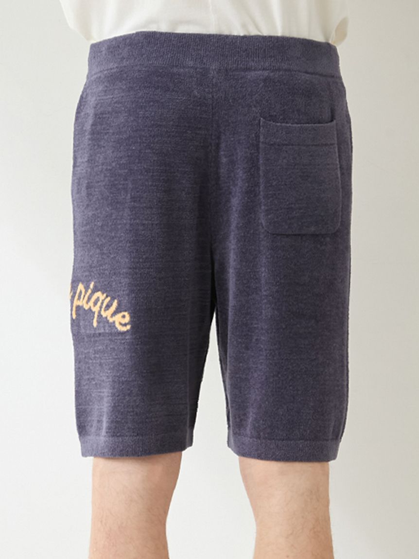 GELATO PIQUE HOMME「【ONLINE限定】【HOMME】 サマーベアジャガードプルオーバー&ロゴジャガードハーフパンツセット」|ルームウェア|