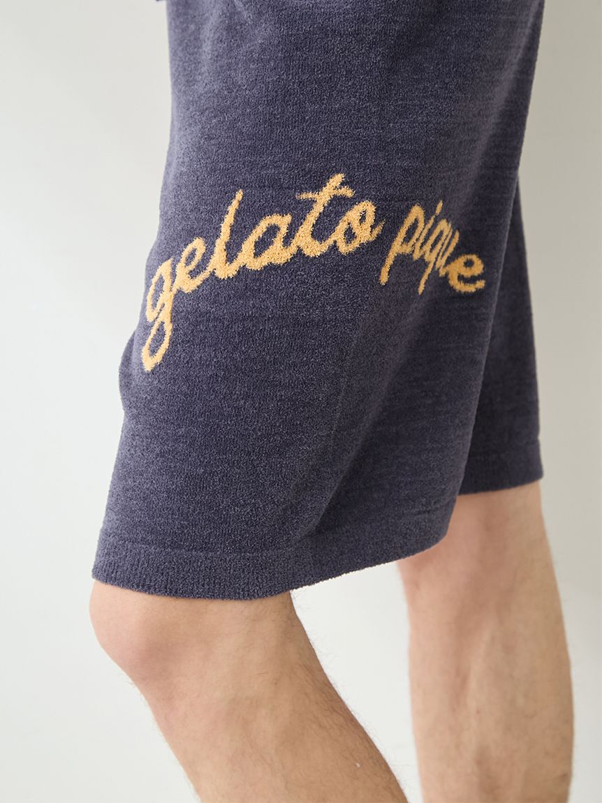GELATO PIQUE HOMME「【ONLINE限定】【HOMME】 サマーベアジャガードプルオーバー&ロゴジャガードハーフパンツセット」|ルームウェア|