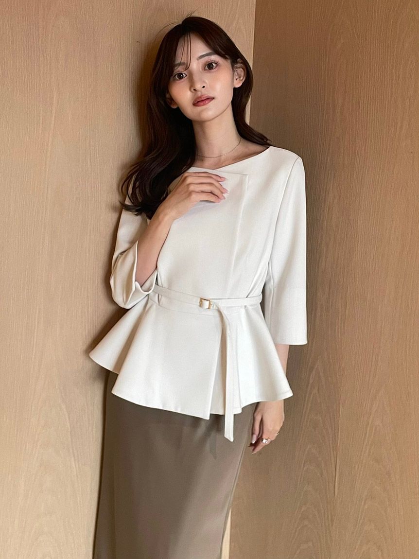 FRAY I.D「【WEB限定】2wayジャケット＆ナロースカートセット」|ワンピース|