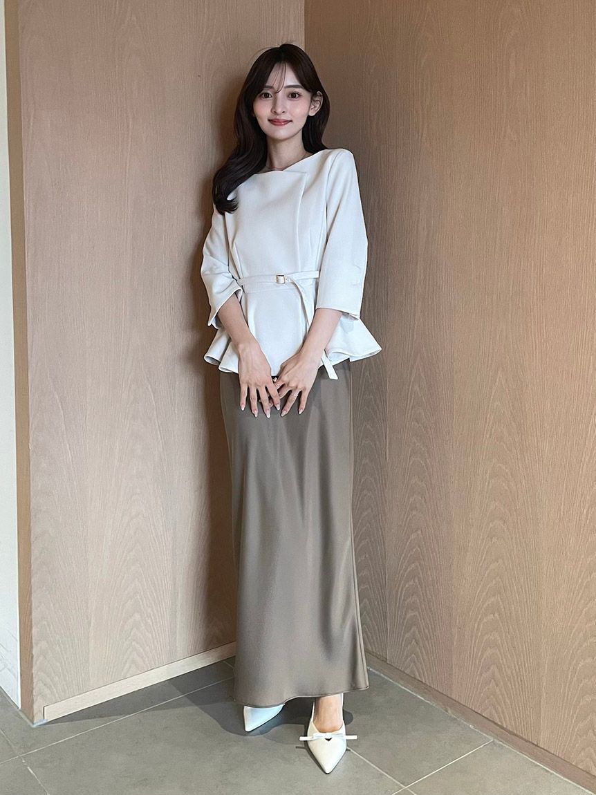 FRAY I.D「【WEB限定】2wayジャケット＆ナロースカートセット」|ワンピース|