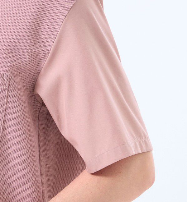 MACKINTOSH PHILOSOPHY「ニットコンビTシャツ ケーブルニット&times;ブロード」|Tシャツ・カットソー|