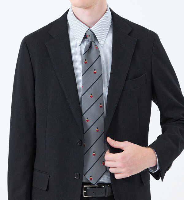 MACKINTOSH PHILOSOPHY「バッキンガムベア&times;ストライプ レギュラータイ」|ネクタイ・蝶ネクタイ|