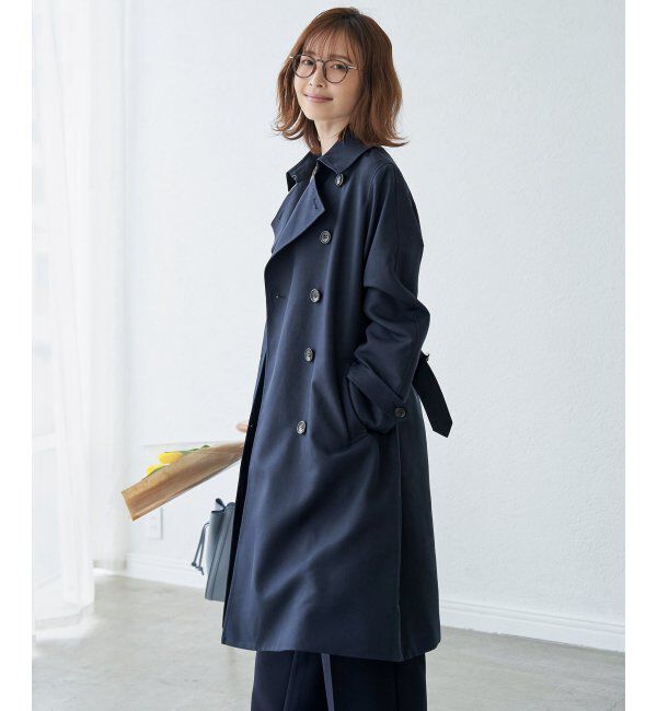IKKA LOUNGE「撥水ロングトレンチコート」|その他|