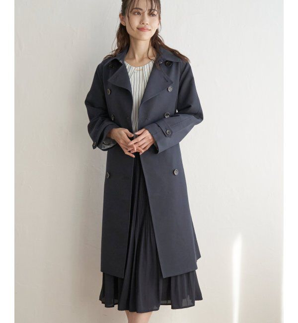 IKKA LOUNGE「撥水ロングトレンチコート」|その他|