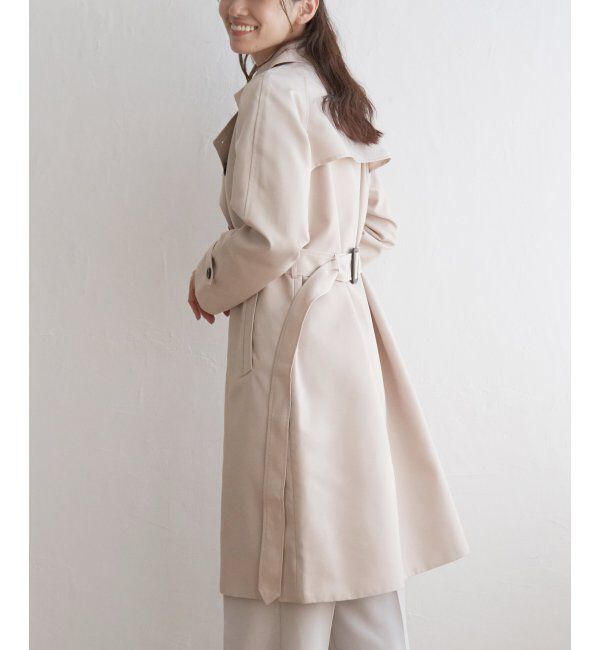 IKKA LOUNGE「撥水ロングトレンチコート」|その他|