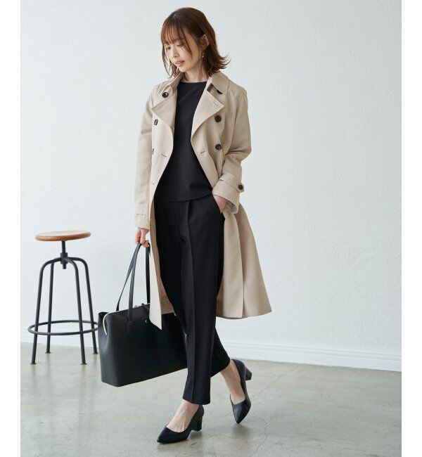 IKKA LOUNGE「撥水ロングトレンチコート」|その他|