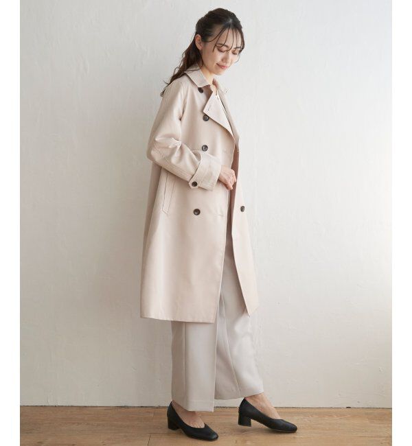 IKKA LOUNGE「撥水ロングトレンチコート」|その他|