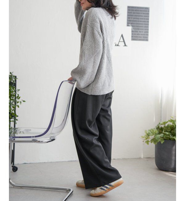 VENCE share style「ブークレダイヤ柄ニット」|ニット・セーター|