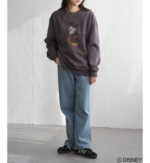 VENCE share style「ミッキーマウス 裏起毛スウェット」|スウェット・ジャージ|