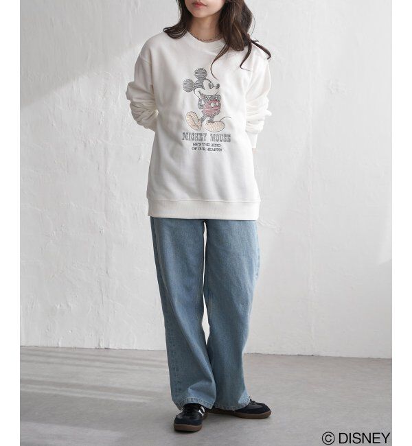 VENCE share style「ミッキーマウス 裏起毛スウェット」|スウェット・ジャージ|