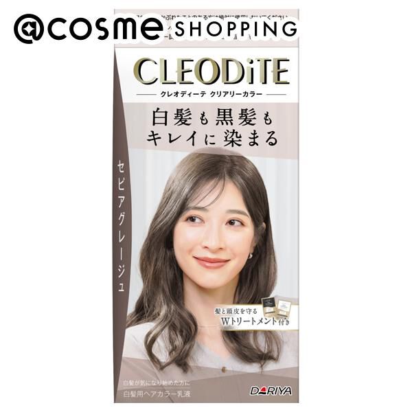  「クレオディーテ クリアリーカラー (白髪用) セピアグレージュ」|ヘアスタイリング|その他