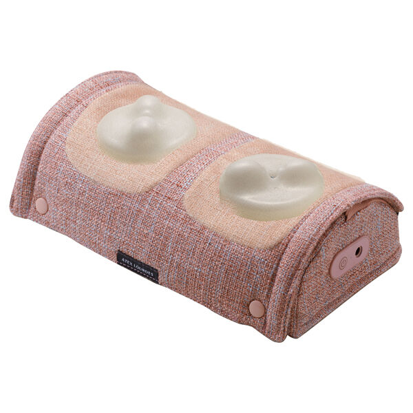  「ATEX LOURDES フットマッサージャー ミニ pk（ピンク） 本体、ACアダプター (W300&times;L160&times;H90mm)」|その他|