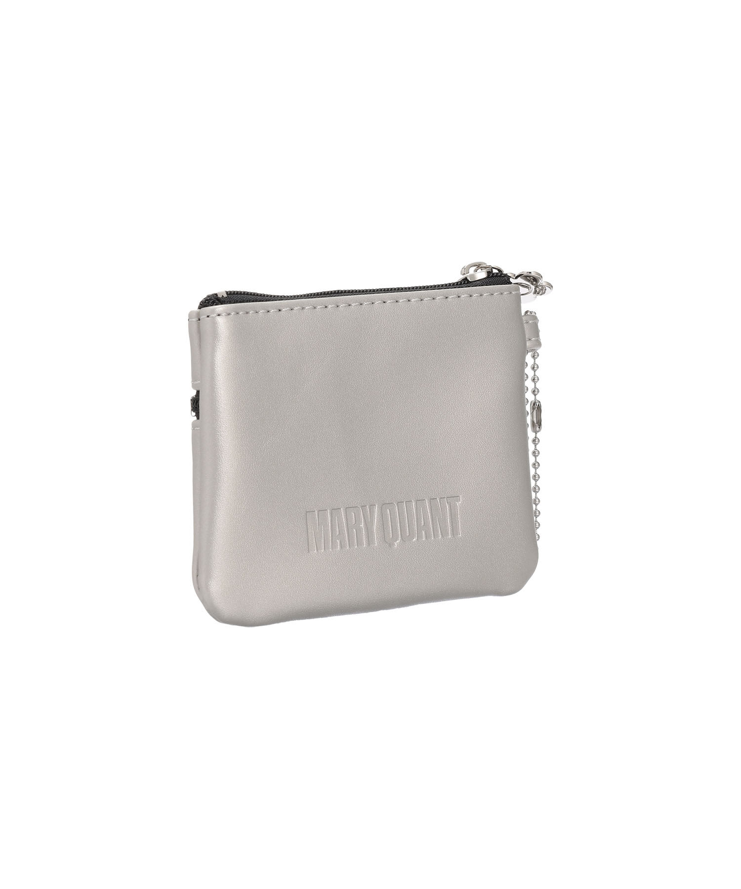 MARY QUANT「デイジーメタル 2ファスナーポーチミニミニ」|ポーチ|