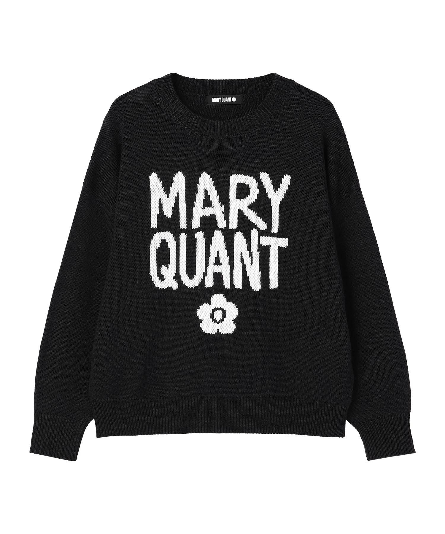 MARY QUANT「ペイントロゴニット プルオーバー」|スウェット・ジャージ|