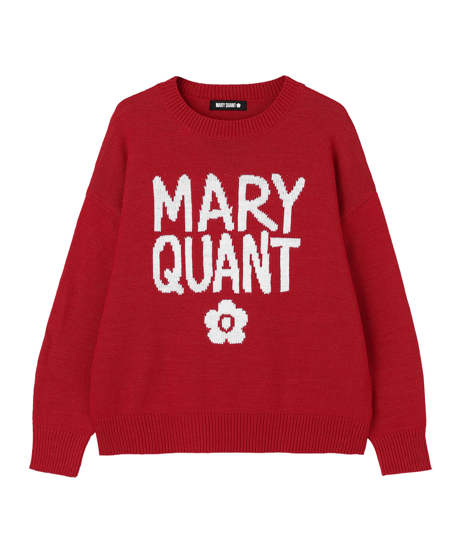 MARY QUANT「ペイントロゴニット プルオーバー」|スウェット・ジャージ|
