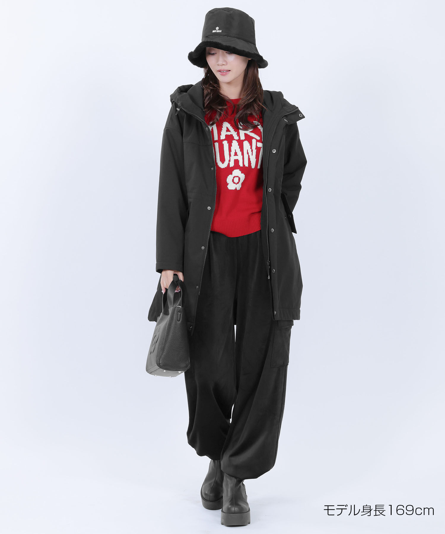 MARY QUANT「ペイントロゴニット プルオーバー」|スウェット・ジャージ|