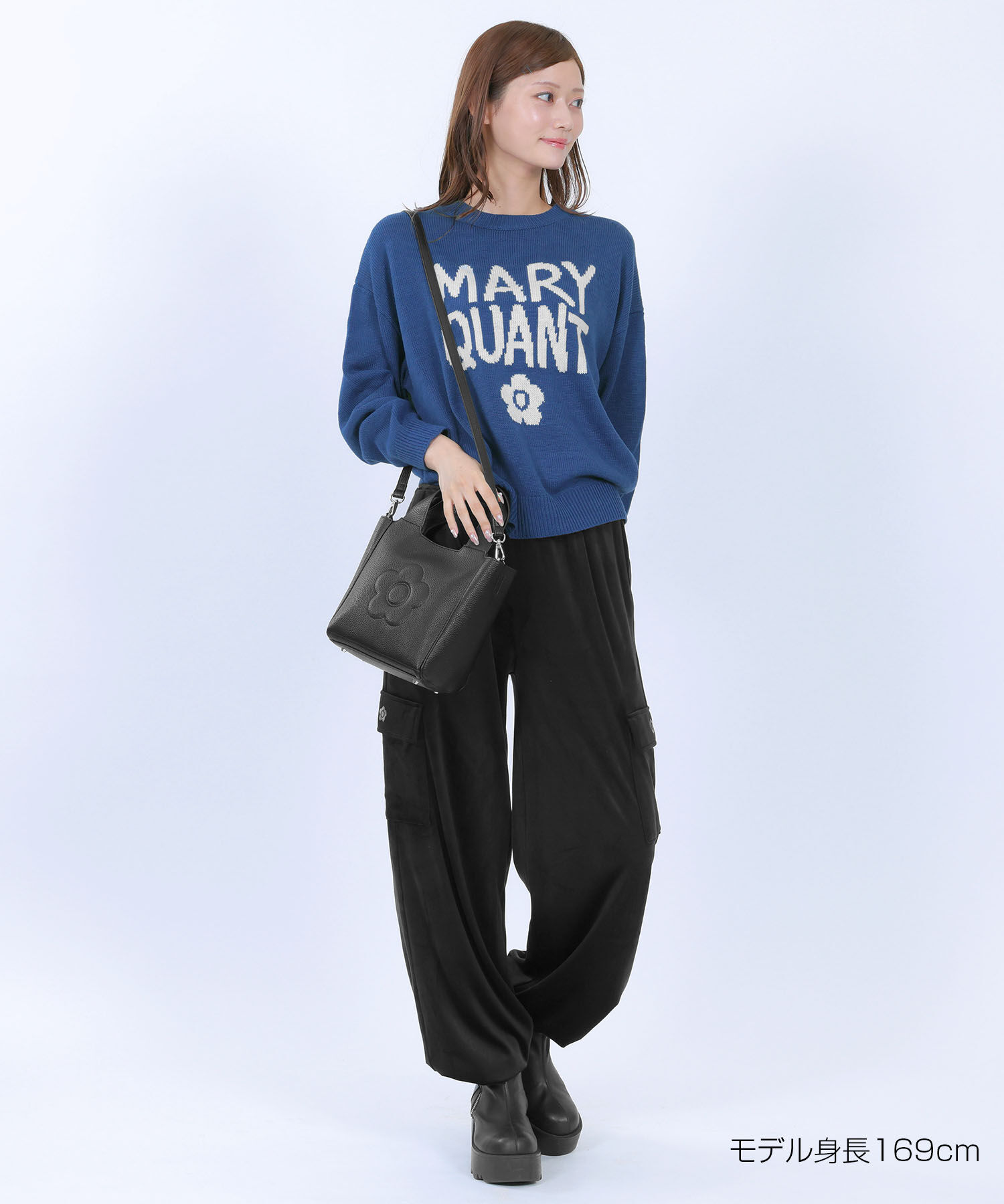 MARY QUANT「ペイントロゴニット プルオーバー」|スウェット・ジャージ|