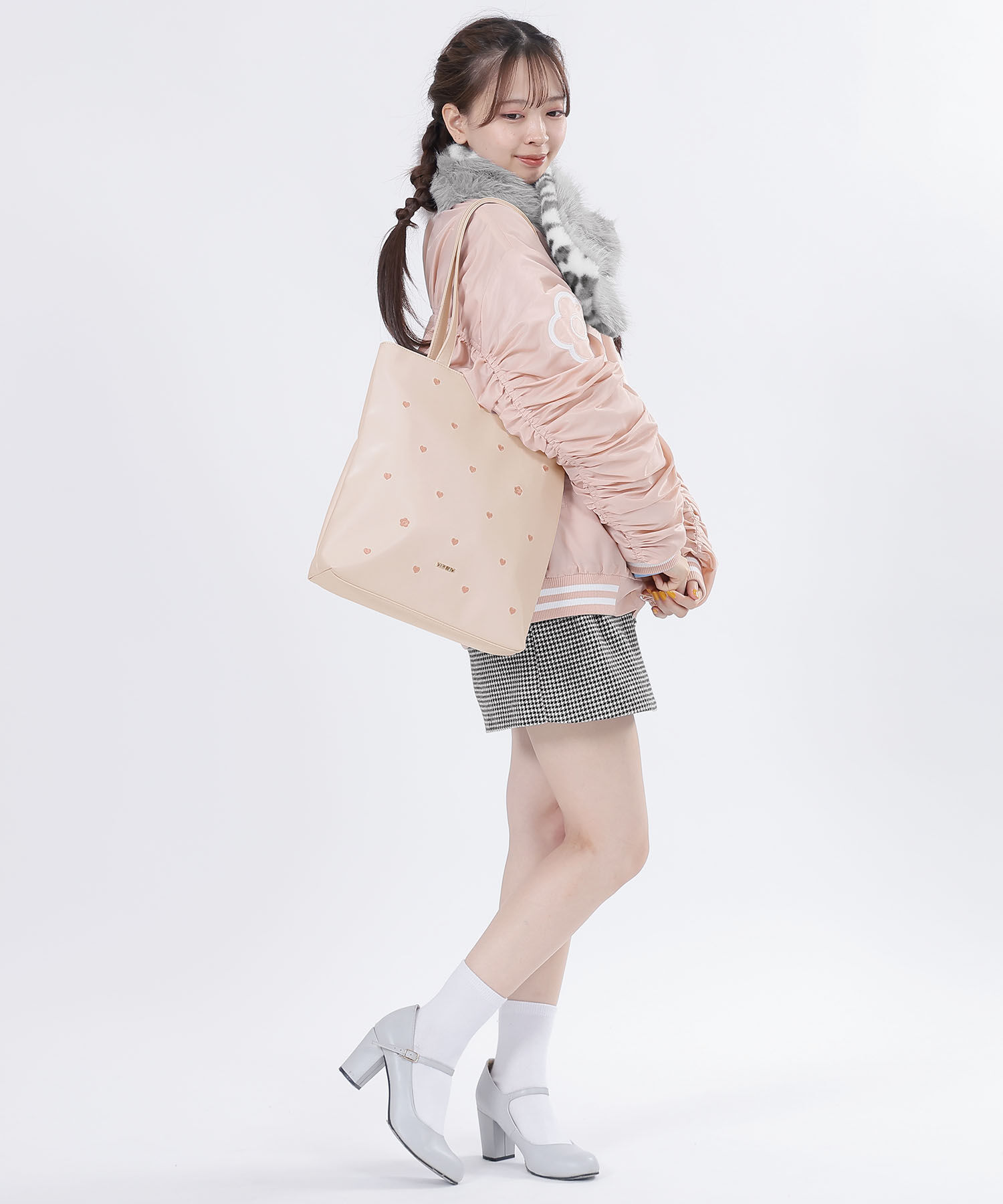 MARY QUANT「ハート刺繍 トート」|トートバッグ|