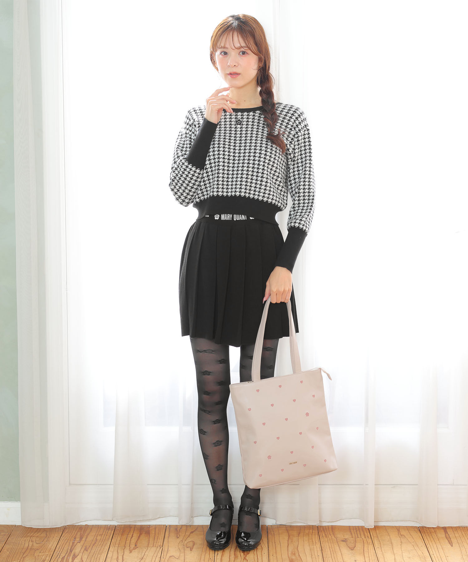 MARY QUANT「ハート刺繍 トート」|トートバッグ|